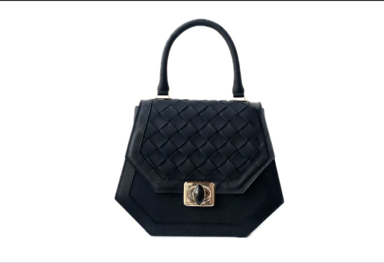 Women's Leather Bag – Classic Frame Mini Burgundy Bag for Elegant Style